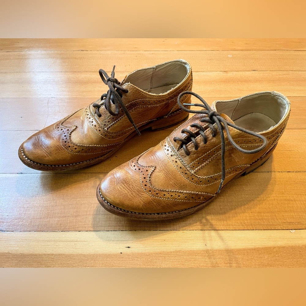 BED|STU Lita leather wingtip Oxford sneakers
